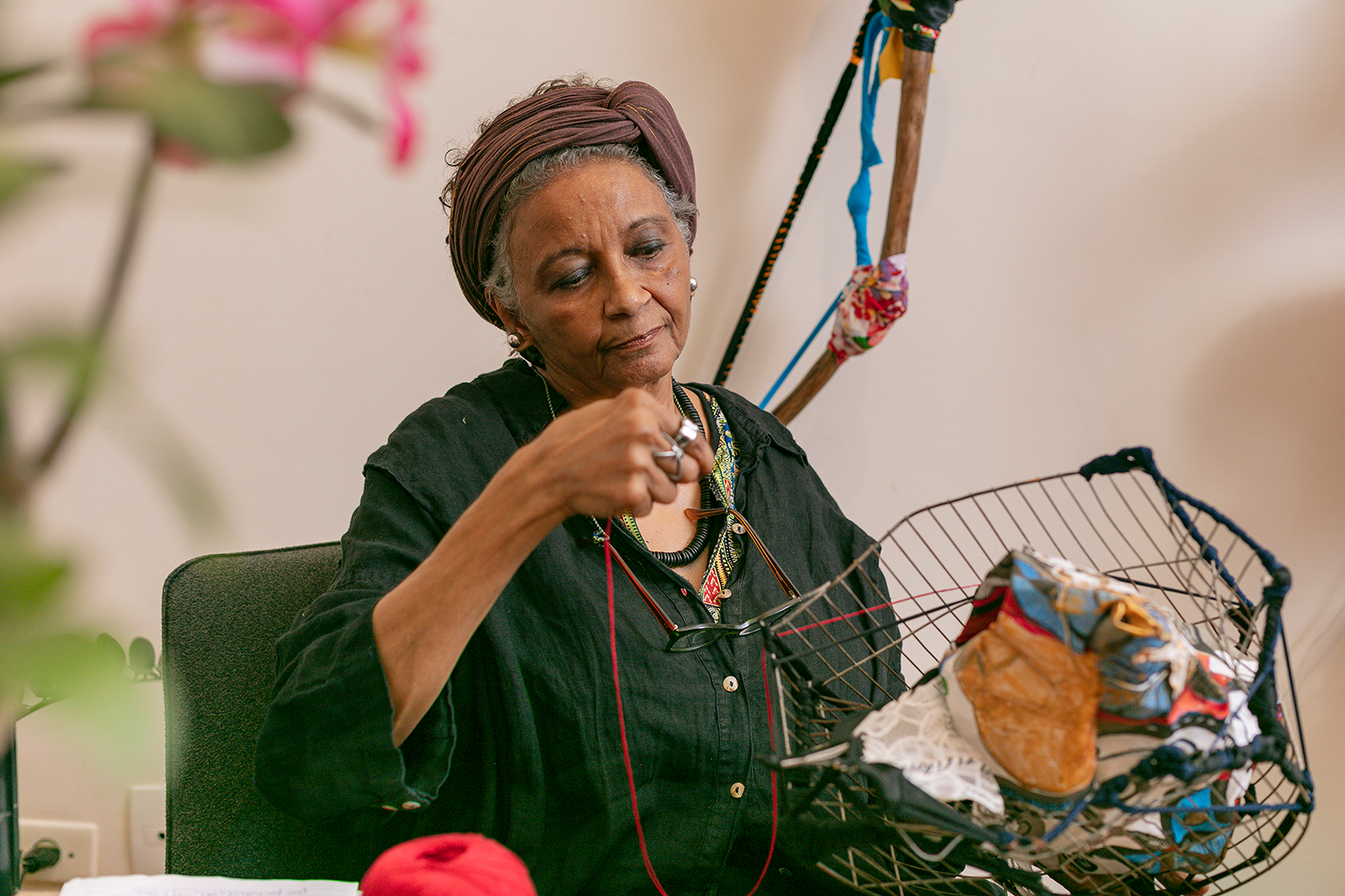 Portrait of Sonia Gomes by Ana Pigosso