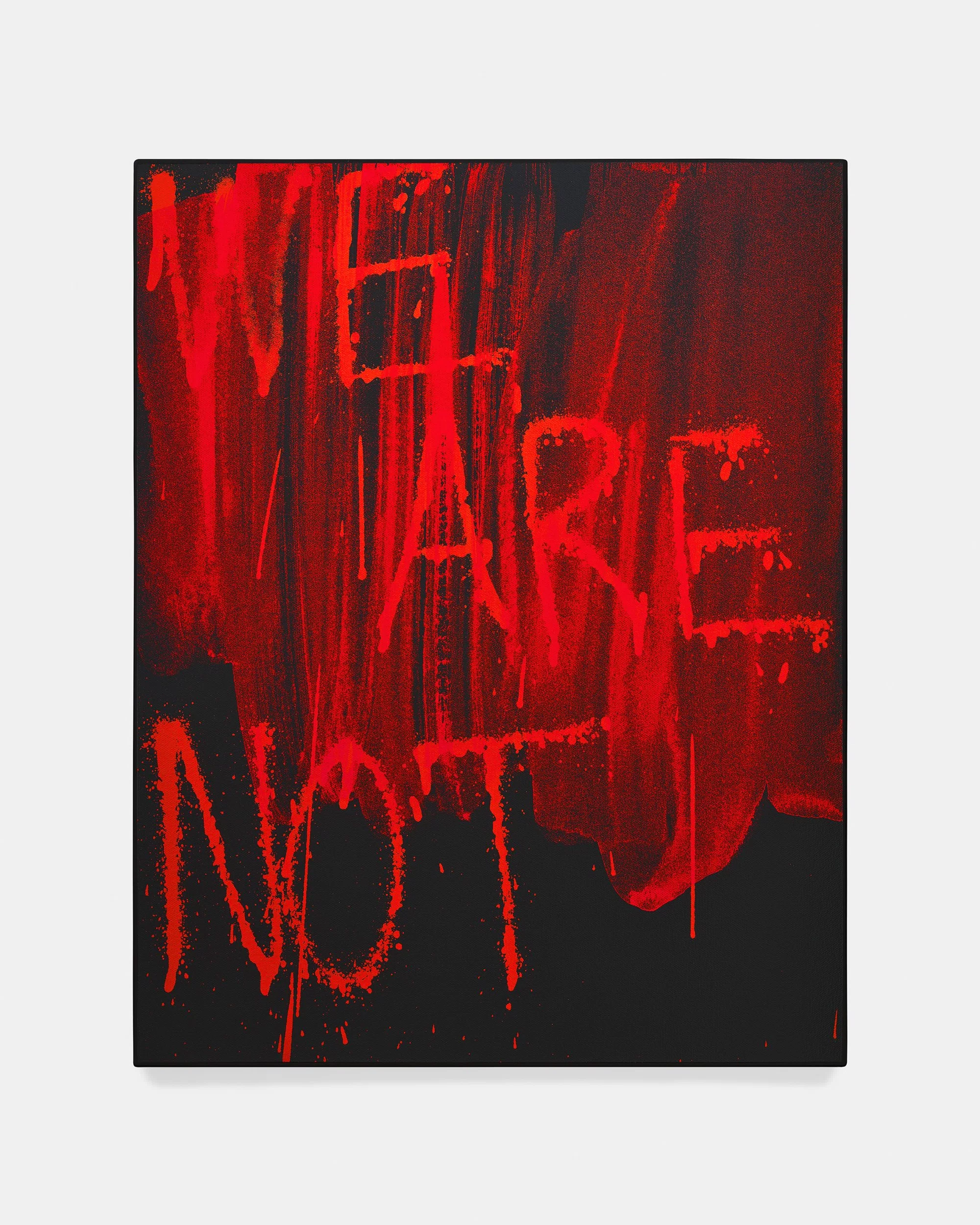 WE ARE NOT (Composition) by Adam Pendleton