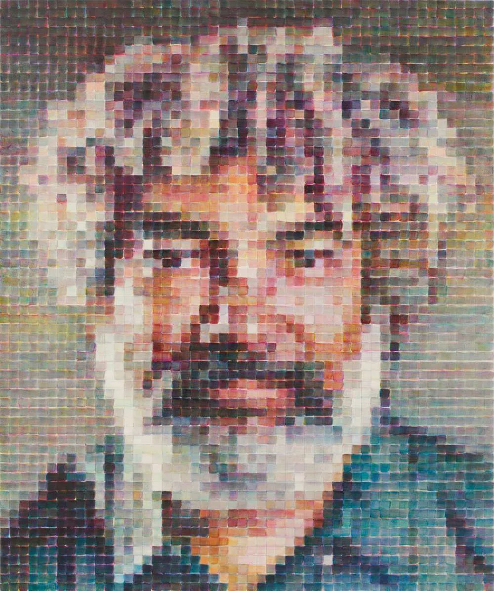 Fred II by Chuck Close