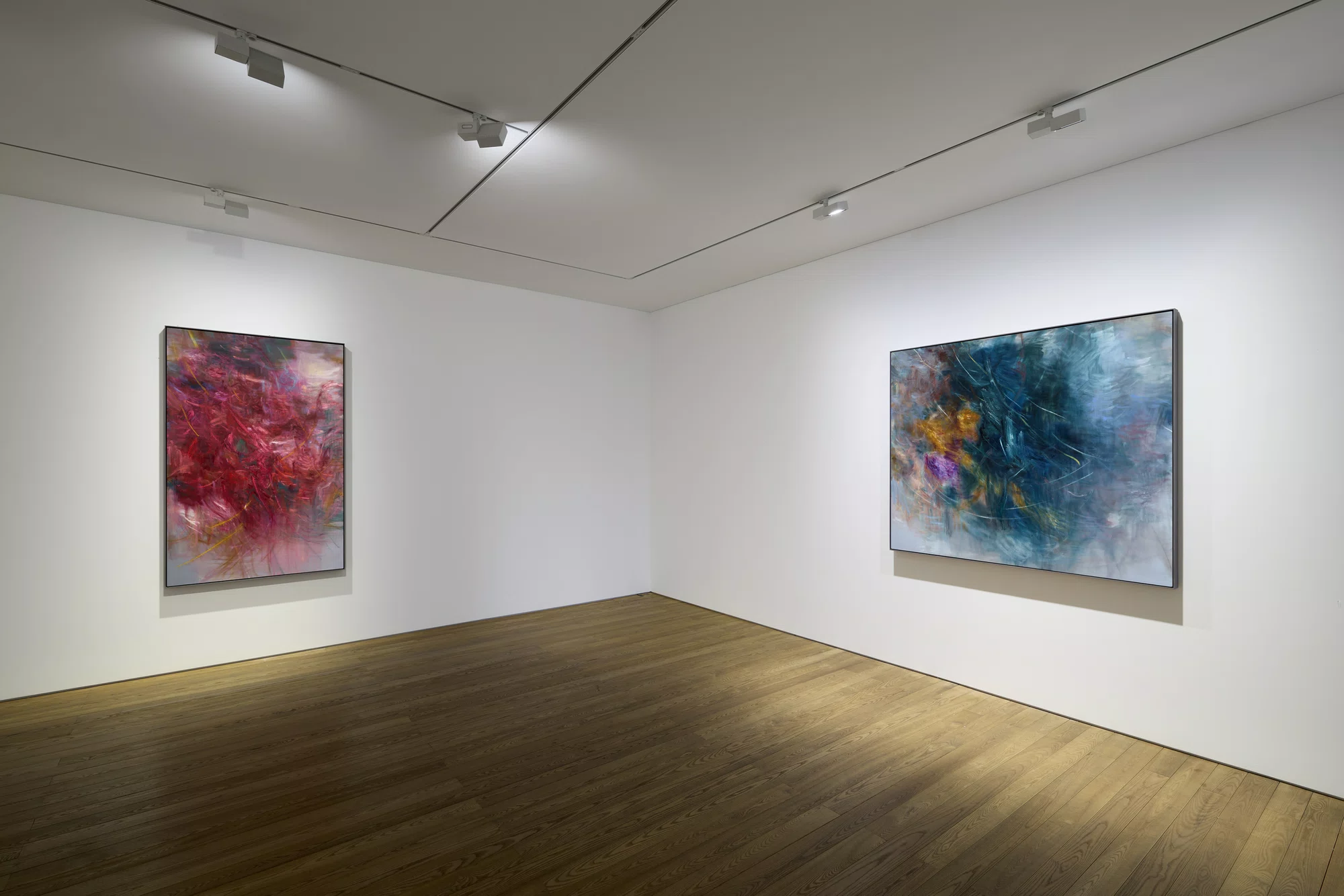 Installation view of Sea Mirror by Nigel Cooke