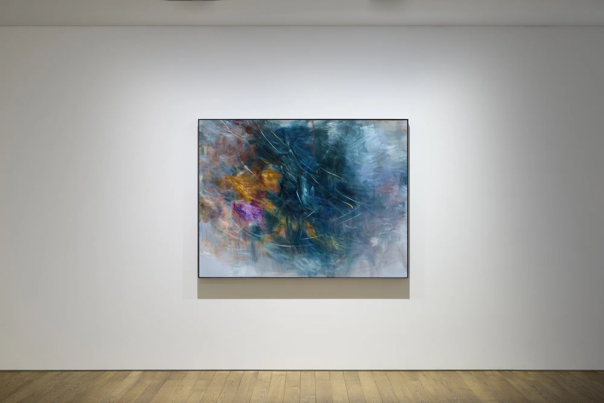 Installation view of Sea Mirror by Nigel Cooke