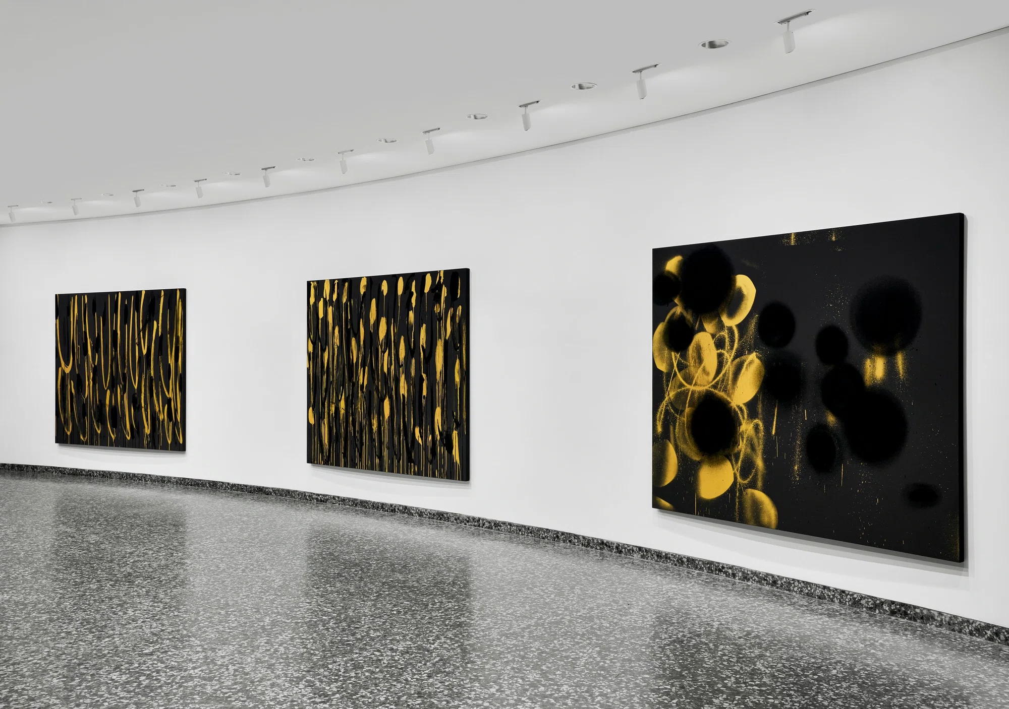 Installation view of Love, Queen by Adam Pendleton at the Hirshhorn Museum and Sculpture Garden