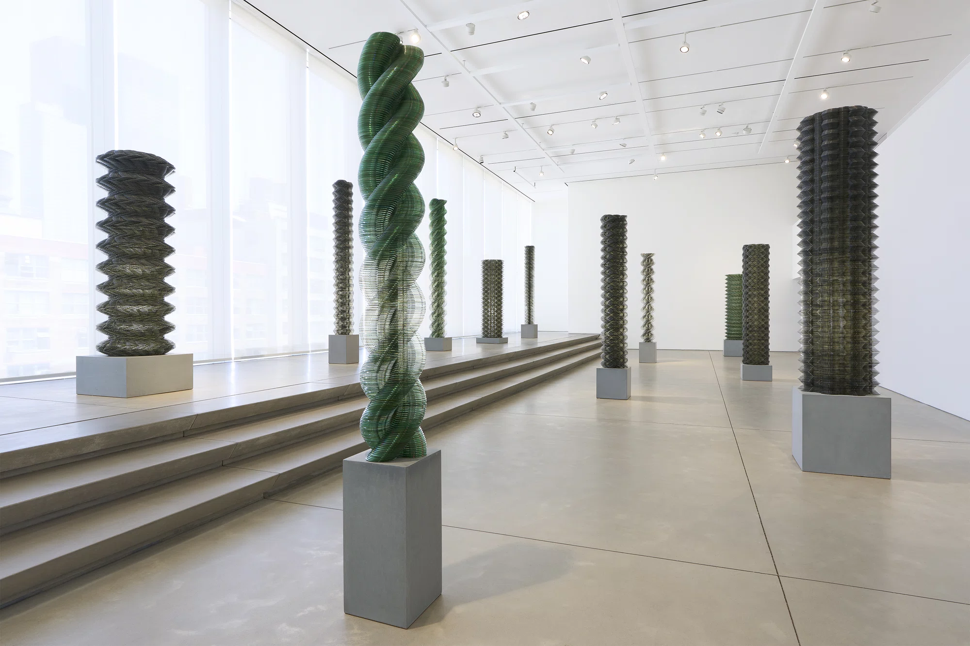 Installation view of Stratagems by Tara Donovan