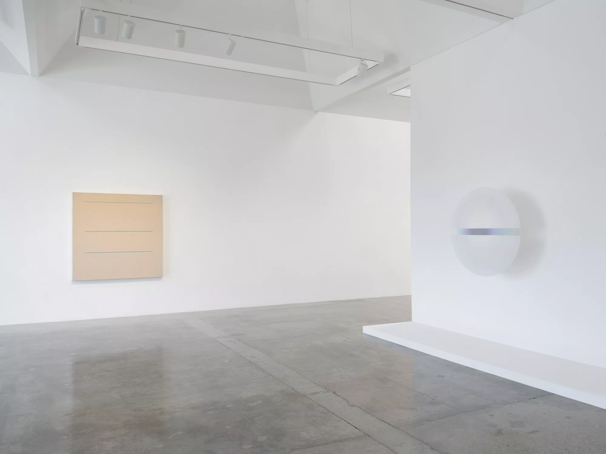 Installation view of Robert Irwin in Los Angeles