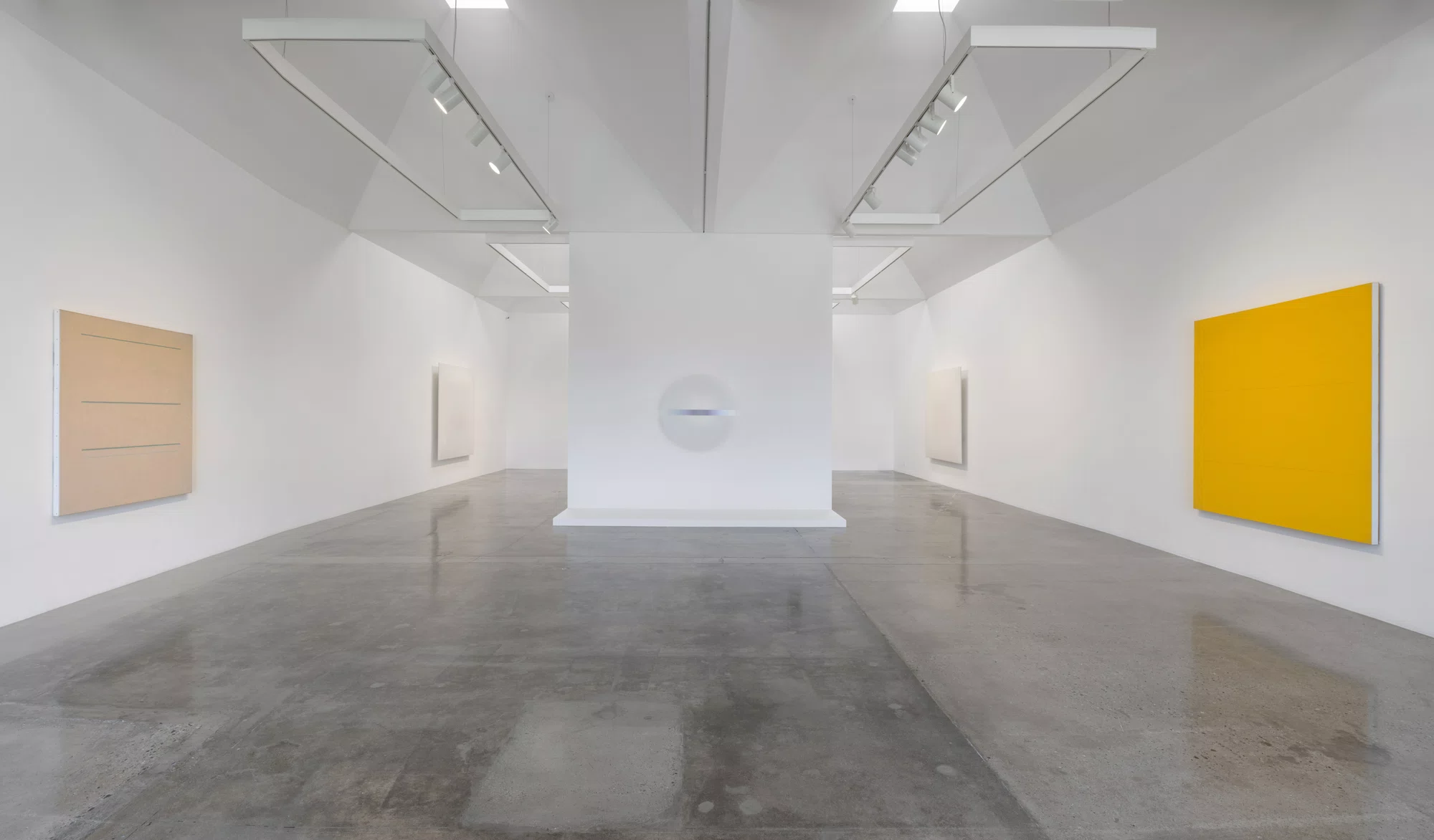 Installation view of Robert Irwin in Los Angeles