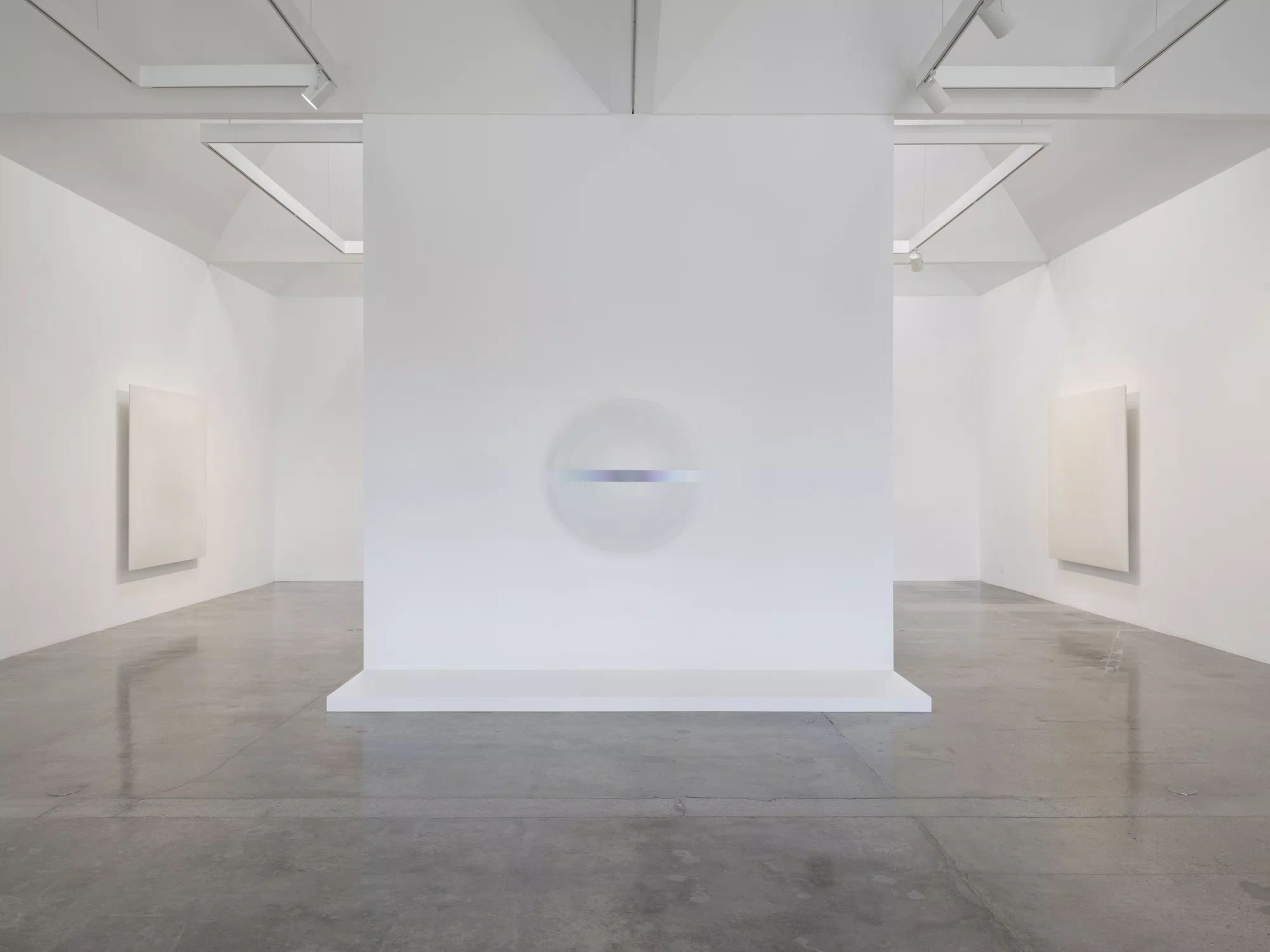 Installation view of Robert Irwin in Los Angeles