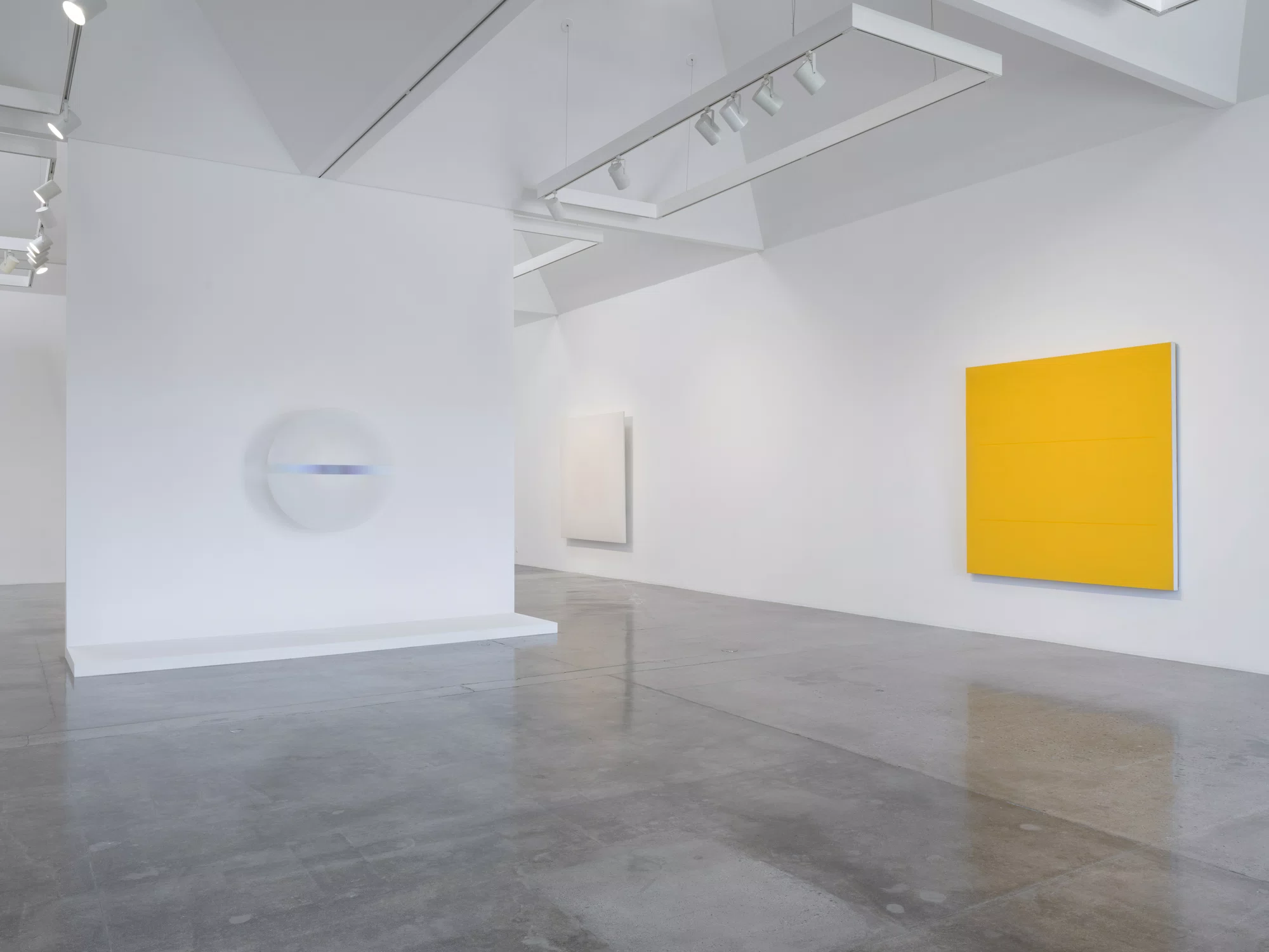 Installation view of Robert Irwin in Los Angeles