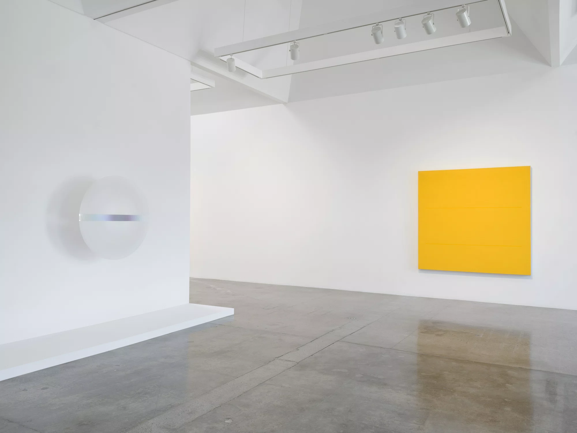 Installation view of Robert Irwin in Los Angeles