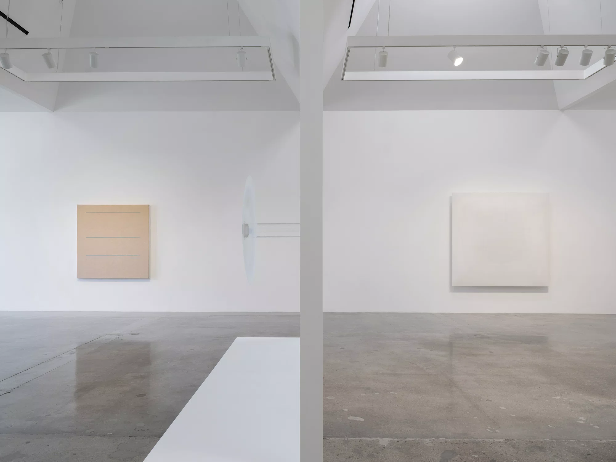 Installation view of Robert Irwin in Los Angeles