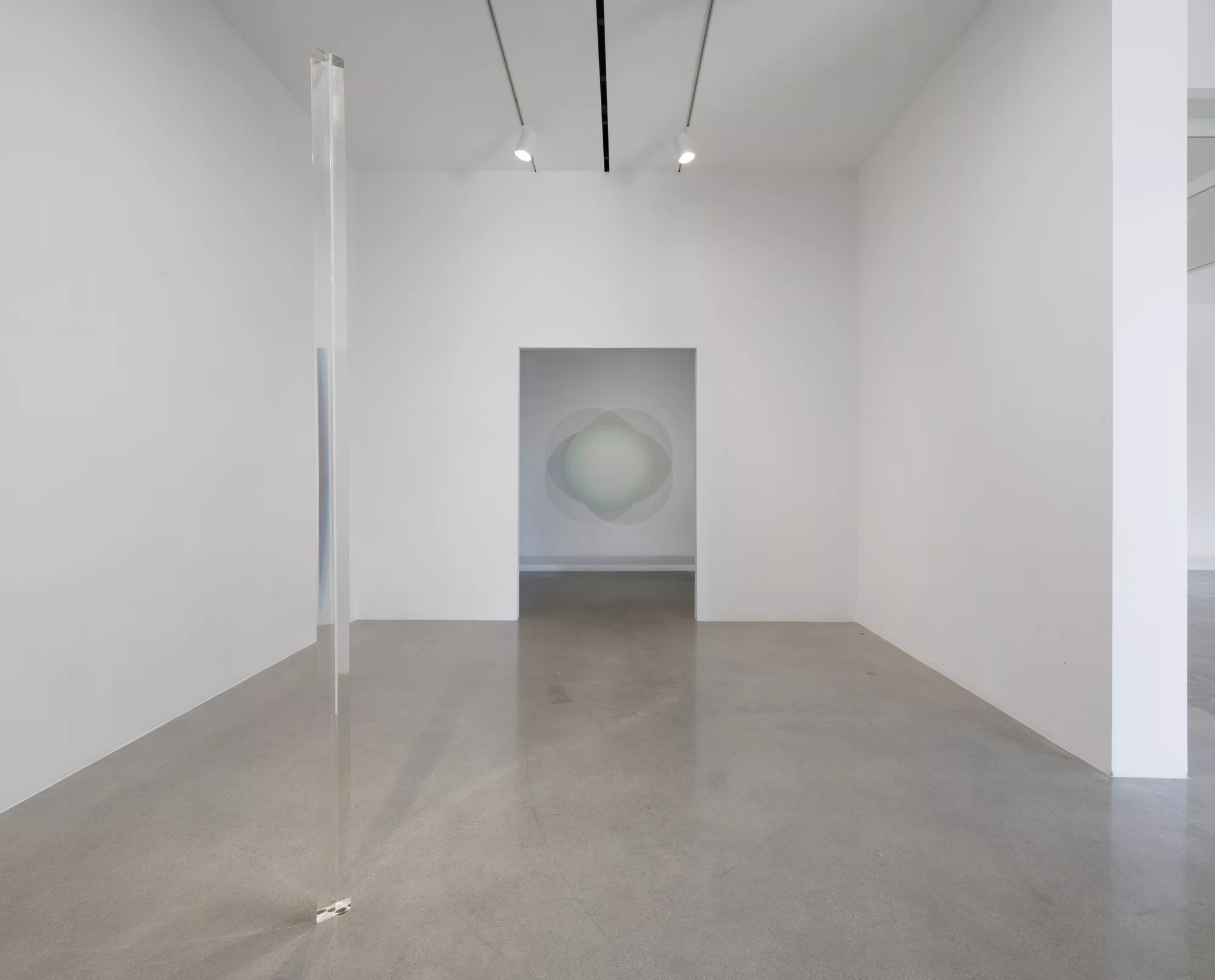 Installation view of Robert Irwin in Los Angeles