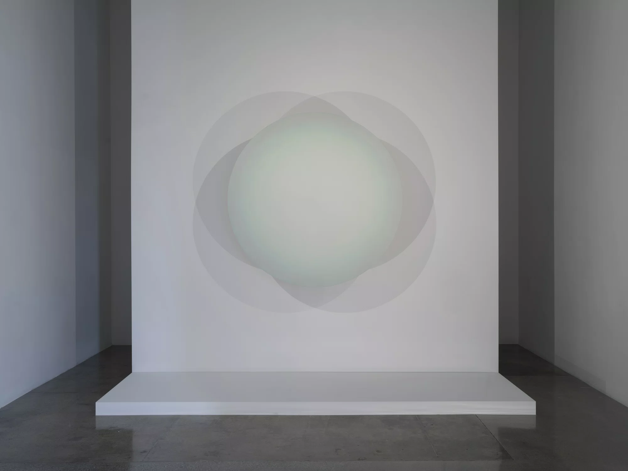 Installation view of Robert Irwin in Los Angeles